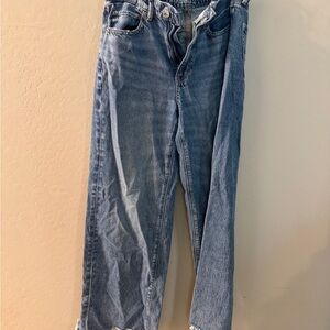 American Eagle Outfitters  high-waisted wide leg jeans